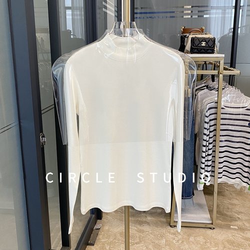 简约叠穿长袖亲肤女百搭打底衫