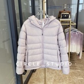 510T高密连帽拉链90白鸭绒冬季 鱼骨羽绒服 外套 绵密 温暖轻盈