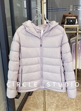 温暖轻盈！绵密【鱼骨羽绒服】510T高密连帽拉链90白鸭绒冬季外套