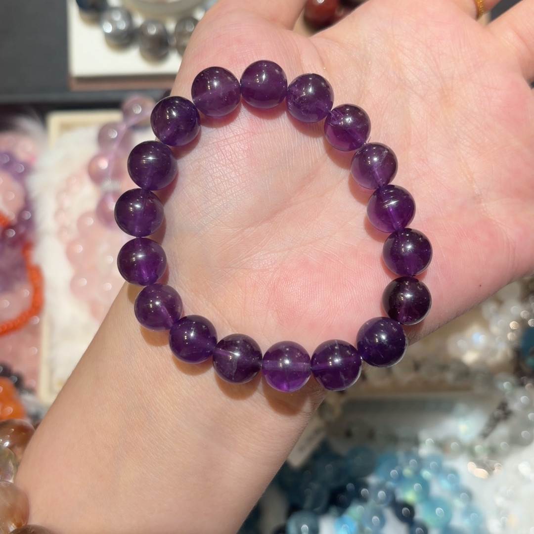 帝王紫乌拉圭紫水晶手串,饰品/流行首饰/时尚饰品新,手饰/手串,淘宝优惠券,粉丝福利购,淘宝优惠卷