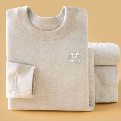 儿童纯棉秋衣秋裤保暖内衣套装