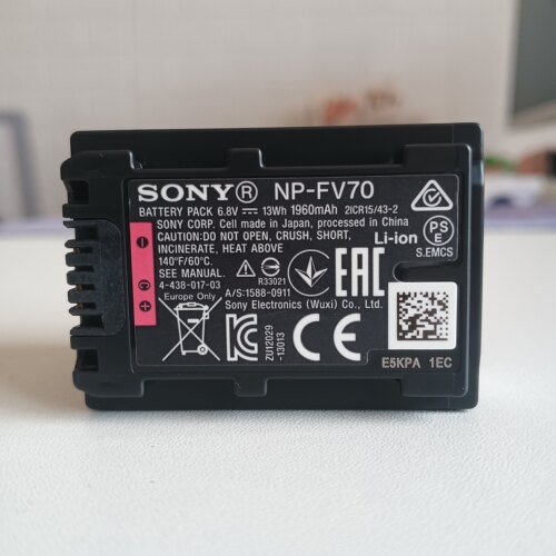 索尼NP-FV70摄像机电池 FV30 FV50 FH60 FH100 CX180 CX210 PJ670