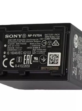 索尼原装NP FV70A AX700 AX100E AX40/60/45 CX900e 摄像机电池