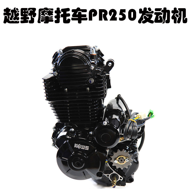 宗申PR250发动总成带平衡轴越野摩托车引擎改装250X赛科龙ZS172FM