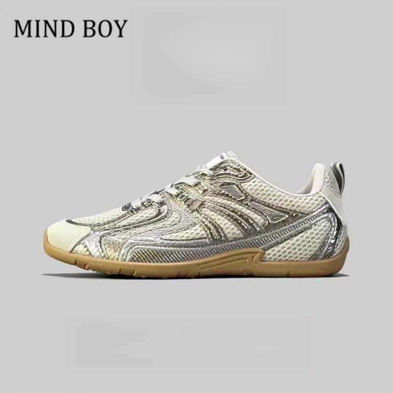 MIND BOY高质量2025男鞋美式复古风德训鞋夏季透气舒适一脚蹬男士