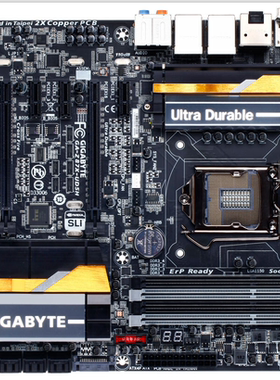 技嘉Z87X-UD5H主板1150针支持i54460i74790kcpu10sata硬盘接口