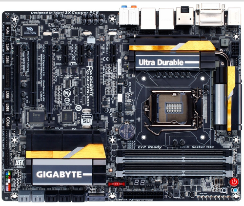 技嘉Z87X-UD5H主板1150针支持i54460i74790kcpu10sata硬盘接口