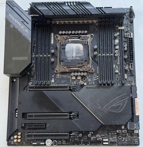 华硕rampage vi extreme Omega三角洲主板2066支持7800x 9590xcpu