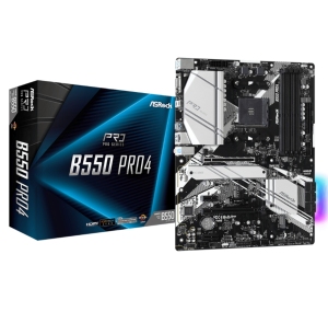 华擎B550 Pro 4台式机主板AM4支持3600 5700g 5950xcpu处理器