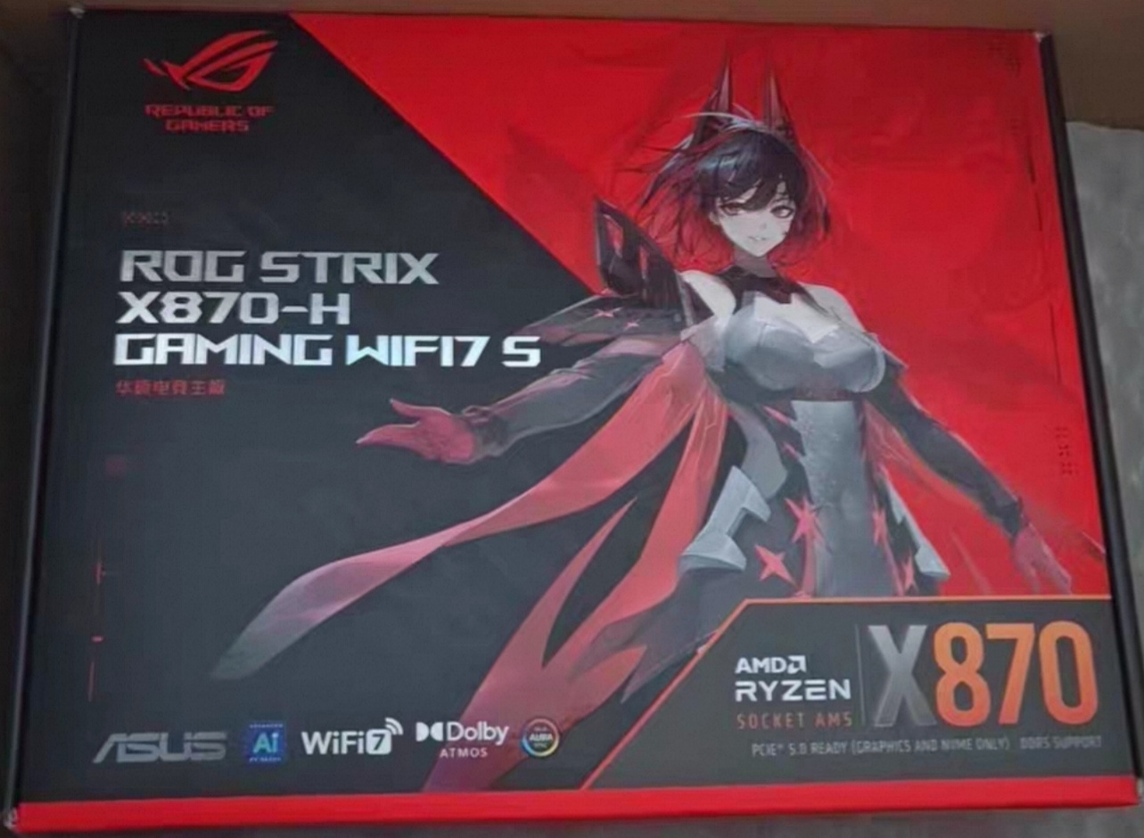 华硕ROG STRIX X870-H GAMING WIFI S主板AM5支持7800x 9950Xcpu
