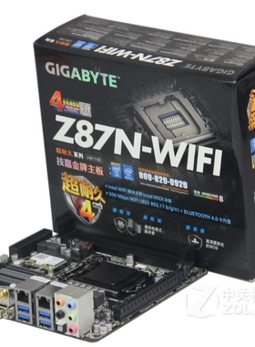 技嘉Z87N-WIFI1150针itx主板支持i34130i54570i747704790k处理器