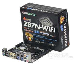 技嘉Z87N-WIFI1150针itx主板支持i34130i54570i747704790k处理器
