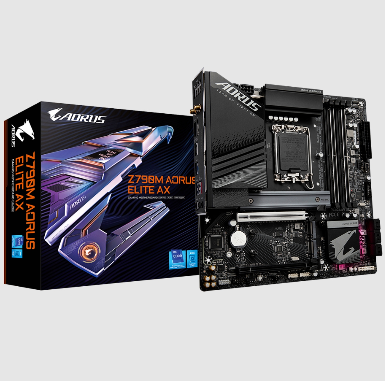 技嘉z790m aorus elite ax d5内存1700针主板支持12/13/14代cpu