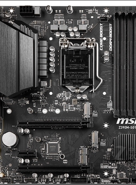 MSI/微星Z390M-S01主板1151支持9100f 8600 8700 9900kcpu处理器