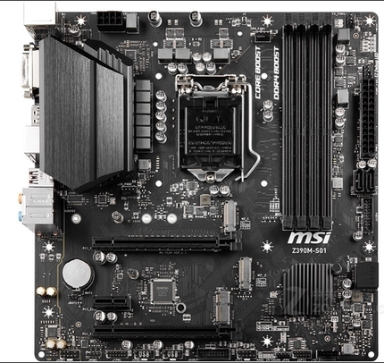 MSI/微星Z390M-S01主板1151支持9100f 8600 8700 9900kcpu处理器