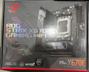 华硕ROG STRIX X670E i gaming wifi主板AM5支持7800x3d 9950xcpu
