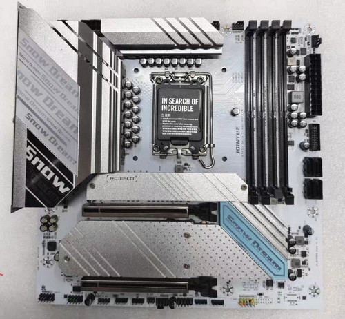 精粤b760m snow dream wifi d4雪之梦主板1700支持12/13/14代cpu