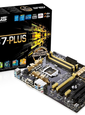 华硕Z87-PLUS1150针主板支持i34130i54460i747704790kcpu处理器