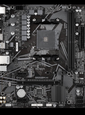 全新技嘉B550M H AM4台式机电脑主板支持R5 5600G R7 5950x cpu
