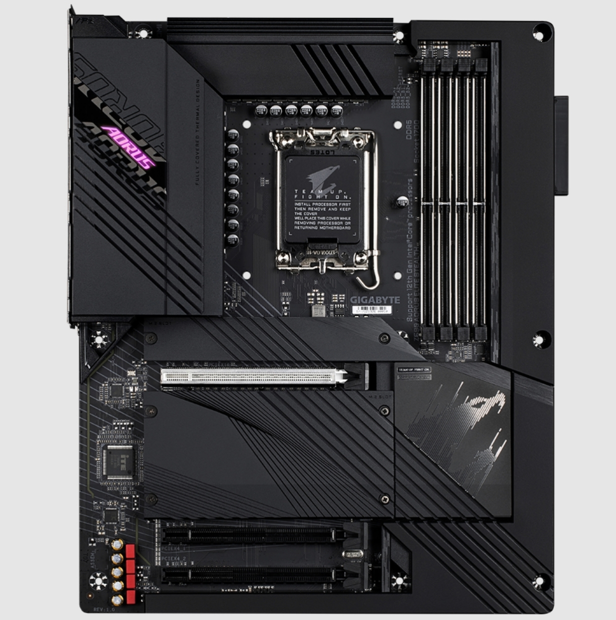 技嘉z690 aorus elite stealth d5背插主板1700支持12/13/14代cpu