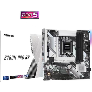 华擎B760M Pro RS/D5 1700主板支持i914900KF12/13/14代cpu