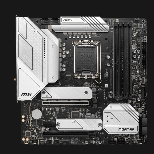 微星MAG B660M MORTAR MAX WIFI DDR4 1700主板i712700i914900KF