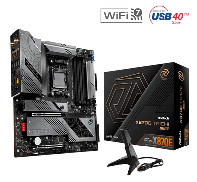 华擎X870E TaiChi Lite太极主板am5支持7800X 9700x 9950X3Dcpu