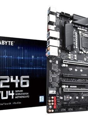 技嘉C246-WU4主板1151支持8700 9900 2124 2236 2288g cpu处理器