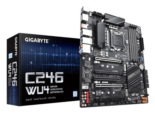 技嘉C246-WU4主板1151支持8700 9900 2124 2236 2288g cpu处理器