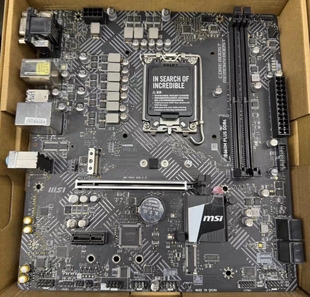 微星B660M PLUS D4内存台式机主板1700支持12/13/14代cpu处理器