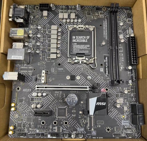 微星B660M PLUS D4内存台式机主板1700支持12/13/14代cpu处理器