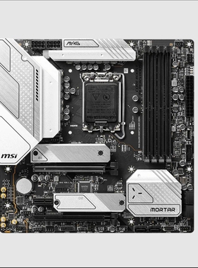 微星B660M MORTAR WIFI DDR4迫击炮主板1700支持12/13/14代cpu