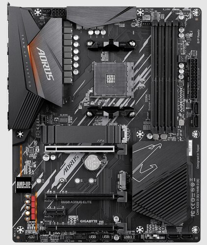 技嘉b550 aorus elite小雕主板am4支持3600 5600 5700g 5950xcpu