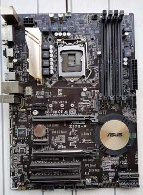 华硕Z170-P主板1151针ddr4支持i565006600 i767007700kcpu处理器