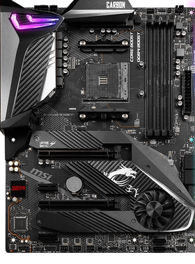 微星X570 GAMING PRO CARBON WIFI暗黑主板支持3600 5700 5950cpu