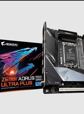 技嘉z690i aorus ultra plus d5主板1700支持12/13/14代cpu处理器