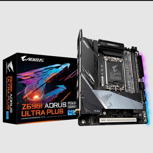 技嘉z690i aorus ultra plus d5主板1700支持12/13/14代cpu处理器