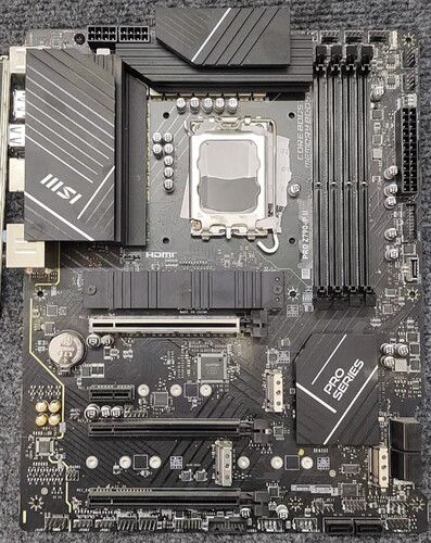 微星Z790-P ii D5内存台式机主板1700针支持12/13/14代cpu处理器