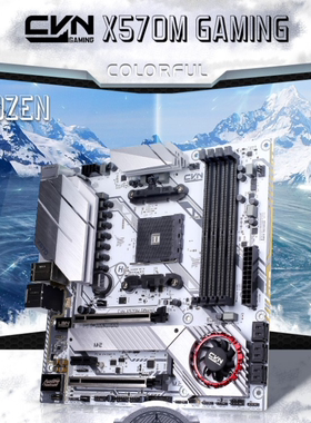七彩虹CVN X570M GAMING FROZEN V14支持AMD4 3800X5950Xcpu主板