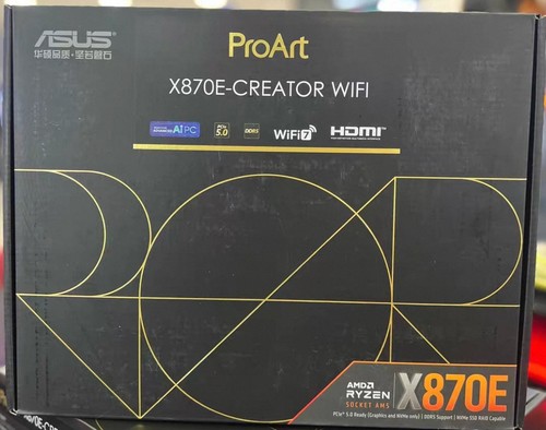 华硕Proart X870E-CREATOR WIFI主板AM5支持7800x 9700x 9950xcpu