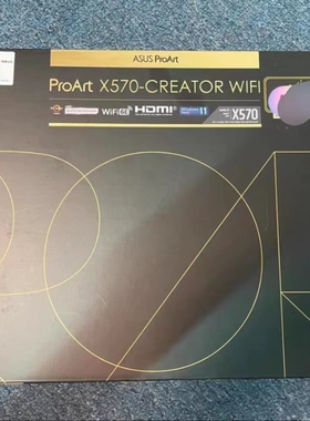 华硕ProArt X570-CREATOR WIFI支持AMD4 3800X5950Xcpu双雷电主板