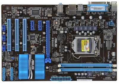 华硕P8H61 1155针拆机主板支持i321203220i53470i73770kcpu处理器