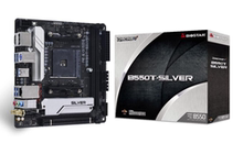 映泰B550T-SILVER台式机itx主板AM4支持AMD R7 5700g 3800 5950x