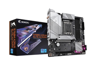 技嘉B760M AORUS ELITE AX DDR4内存1700主板支持12/13/14代cpu