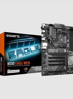 技嘉B550 EAGLE WIFI主板am4支持3500 4650 5700 5950xcpu处理器