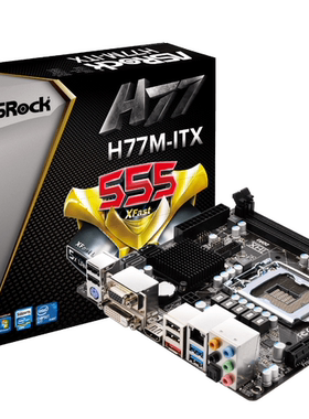 华擎H77M-ITX主板115针支持3220 2600 2700 3570 3770kcpu处理器