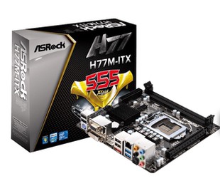 华擎H77M-ITX主板115针支持3220 2600 2700 3570 3770kcpu处理器