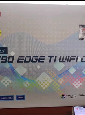 微星MPG Z690 EDGE TI WIFI DDR4 1700台式机主板支持i912900KCPU