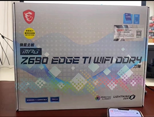 微星MPG Z690 EDGE TI WIFI DDR4 1700台式机主板支持i912900KCPU