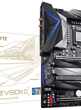 技嘉Z490 VISION D 1200主板支持10/11代cpu台式机d4内存双雷电口